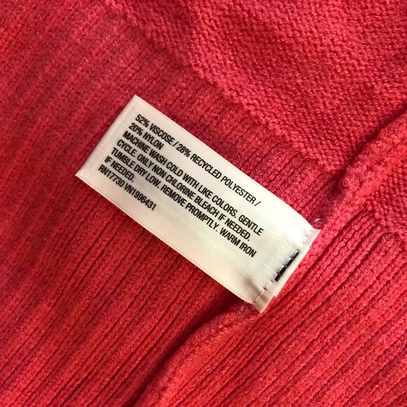 A New Day Womens Pink Crewneck Sweater Ribbed Hem/Cuffs Size S - Picture 4 of 5